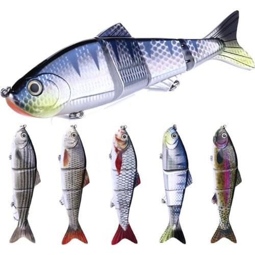 146g 25cm Sinking Wobblers 4 Segments Fishing Lures Multi Jointed Swimbait Hard Bait Fishing Tackle For Bass Isca Crankbait