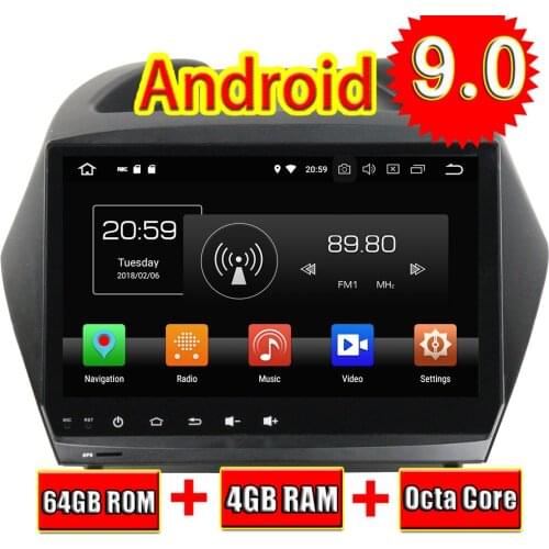 Topnavi Octa Core Android 9.0 Car Multimedia Player For Hyundai IX35 2011 2012 2013 2014 2015 Radio Stereo 2 DIN GPS Navigation