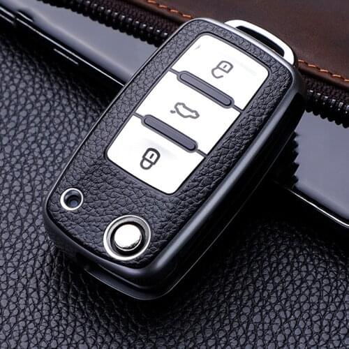 Tpu Car Key Case Cover For Vw Volkswagen Polo Tiguan Passat B5 B6 B7 Golf 4 5 6 Mk6 Jetta Lavida For Skoda Octavia Accessories