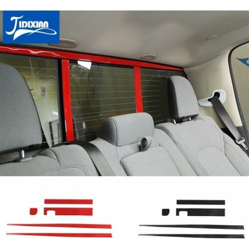 Car Inner Rear Door Window Decoration Cover Trim Stickers for Dodge RAM 2018 2019 2020 2021 Interior Accessories