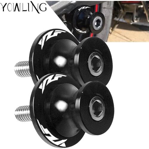 6mm Swingarm Stand Screws CNC Motorcycle Accessories Swing Arm Spools Sliders For YAMAHA FZ1 YZFR6 YZFR1 YZF-R1 YZF R1 R6 R125