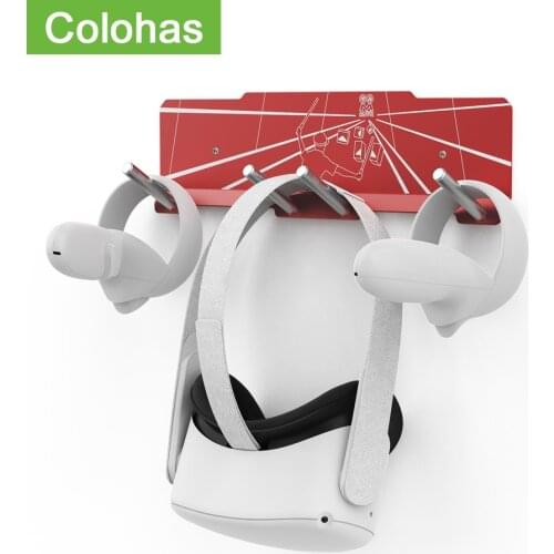 VR Wall Mount Storage Hook Headset Holder For Oculus Quest 2 Reality Headset Stand Holder Bracket For Oculus Rift S/Quest 2