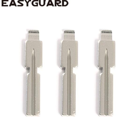 EASYGUARD replacement spare uncut Blank Key blade for releasing steering wheel lock #18 chromed copper 3pcs/pack