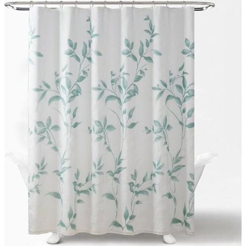 Shower Curtain 1PC 180X180CM Colorful Leave Pattern Hotel Waterproof Hanging Cloth Curtains for Bathroom 3JL940 Jarlhome