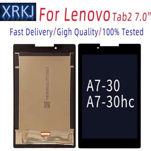 LCD For Lenovo Tab 2 A7-30 A7-30hc LCD Dispaly Assembly LCD Screen MT8382M MT8127 Tablet PC Touch Screen Digitizer Full Assembly