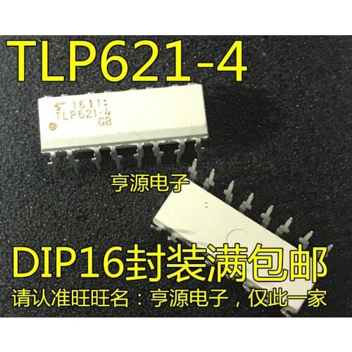 10PCS TLP621-4 TLP621 DIP-16