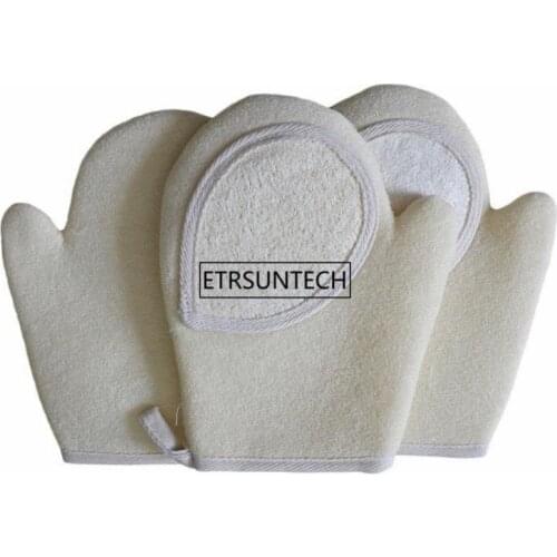 100pcs Loofah Bath Glove Natrual BAthroom Rub Towel Deep Cleaning Exfoliating Wash Skin Spa Massage Body Care Scrubber F3783