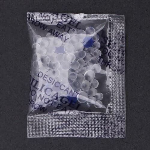 100 Packs 1g Silica Gel Desiccant Moisture Absorber Dehumidifier Drypack Non Toxic Q9QF