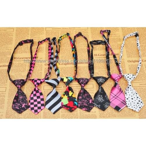 200pcs Pet Dog Ties knots Neckties Bowtie 30 Patterns Colors Cute Dog Bow Tie Grooming Fedex DHL Free shipping