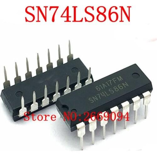 5PCS / 10PCS /50PCS /100PCS /500PCS HD74LS86P DIP14 HD74LS86 DIP SN74LS86N 74LS86N 74LS86AN 74LS86 new