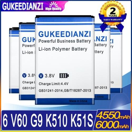 4550/6000mAh battery BL-T46 BL-T47 BL-T48 BL-T49 for LG V60 LMV600VM STYLO 6 LM-Q730MM K510 K51S LM-K410BMW LM-K510BMW LM-K510HM