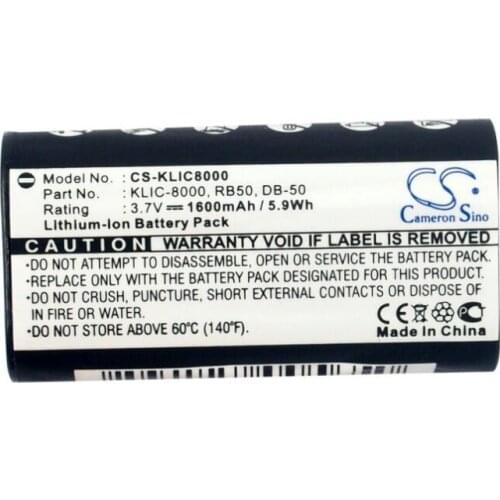 Cameron Sino 1600mAh battery for JAY-TECH Jay-Cam i4800 for KODAK Easyshare Z1012 IS Z1015 IS Z1085 Z1485 Z612 Z712