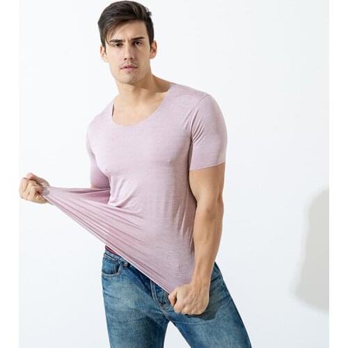 ChoynSunday Men's Plain T-shirts