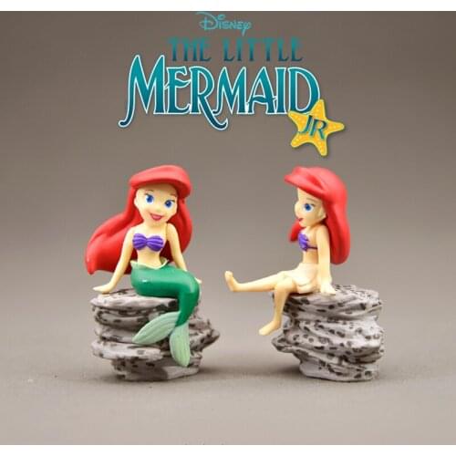 7.5cm Disney The Little Mermaid Ariel Gril Figure Collectible Model Toy For Kids Gift
