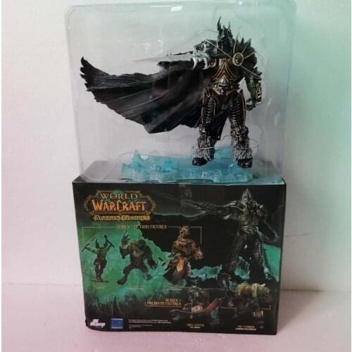 26cm Lich King Arthas Figure Game Movie Anime Figurine WOW Fall of The Lich King Arthas Menethil Action Figure Toy Doll Gift