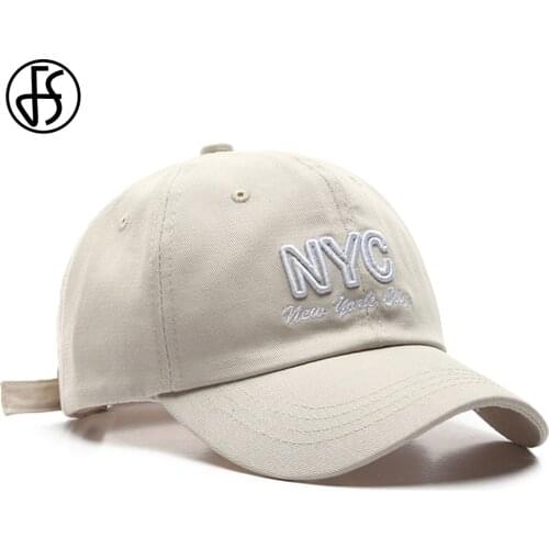 FS Trend Green Orange White New York City Baseball Caps For Men Women Summer Sweet Color Face Cap Snapback Trucker Hat Bone