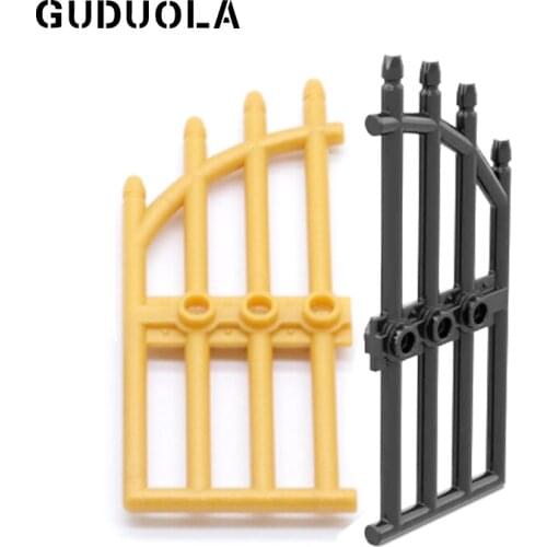 Guduola Building Block Gate 1x4x9 Arched with Bars (42448) Special Brick MOC Build Educational Toys 10pcs/LOT