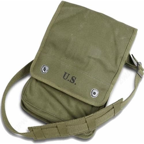KoreanWar WWII WW2 US Army USMC Map Pack Bag Cotton Military War Reenactments