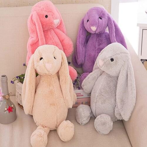 Plush Toy Stuffed Toy Rabbit Doll Baby Sleeping Companion Cute Plush Long Ear Rabbit Doll Childrens Gift
