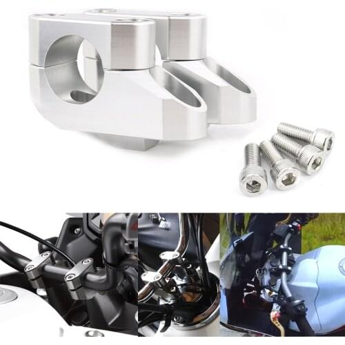 Fit For MV AGUSTA Brutale 675 910 800 Beta Moto Guzzi Stelvio 1200 28mm 1 1/8" Handlebar Risers Back Moved Up Mounting Riser