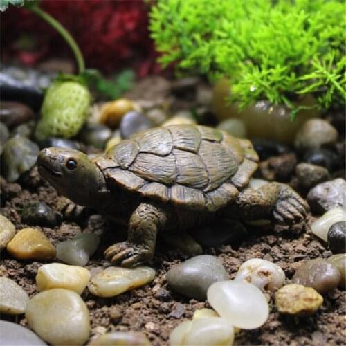 Lifelike Simulation Resin Tortoise Ornaments Micro Landscape Decoration Gardening Landscaping Balcony Bonsai Tortoise Decoration