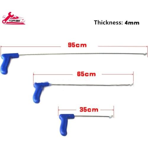 Dent Removal Rods Tools Dent Repair Kit 3Pcs Rod Whale Tail for Car Dents Hail Damage Removal