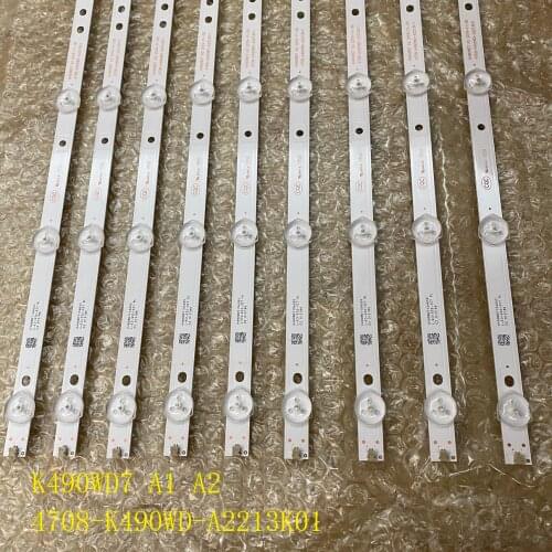 90pcs/lot LED backlight bar for DEXP F49B7000T 49PUF6050 49PFL3445 PH49PFG5001 49PUF6050/T3 K490WD7 A1 A2 4708-K490WD-A2213K01