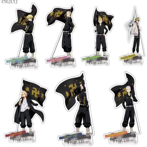 Tokyo Revengers Keychain Aime Figure Acrylic Stand Manjiro Ken Takemichi Hinata Atsushi Model Plate For Students Collection Gift