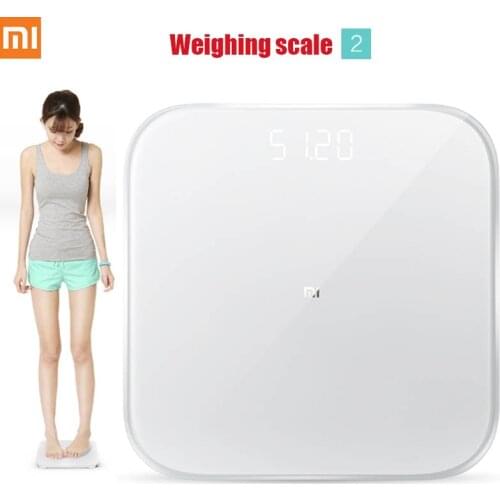 Original Xiaomi Smart Weighing Scale 2 Bluetooth 5.0 MiFit APP Control Precision Weight Scale LED Display Fitness Household