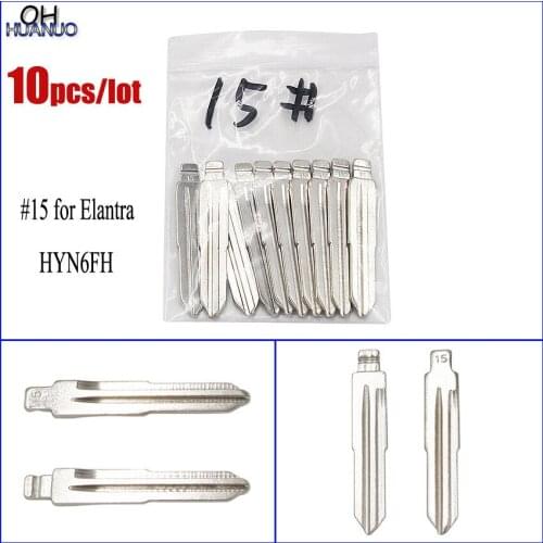 10pcs/lot, Universal Remotes Flip Blade 15# for KD Remote Key , NO.15 HYN6 Uncut Blade