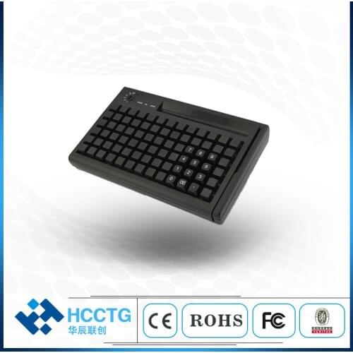 USB+PS/2 Interface 78Keys Membrane Programming POS Keyboard KB78M-S