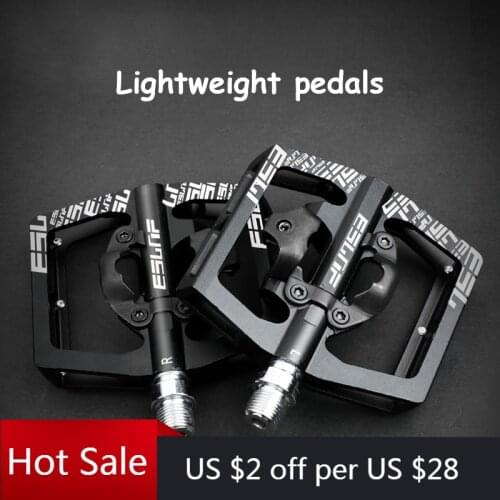 Flat Bike Pedals MTB Road Sealed Bearings Aluminum Alloy Bicycle Pedal Ultralight Anti-slip Mountain Cycling Accessories Part