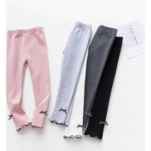 Spring Autumn Girls Leggings Pants for Girl Dance Cotton Princess Pants for Children Skinny Leggings For Girls 3-8 Years
