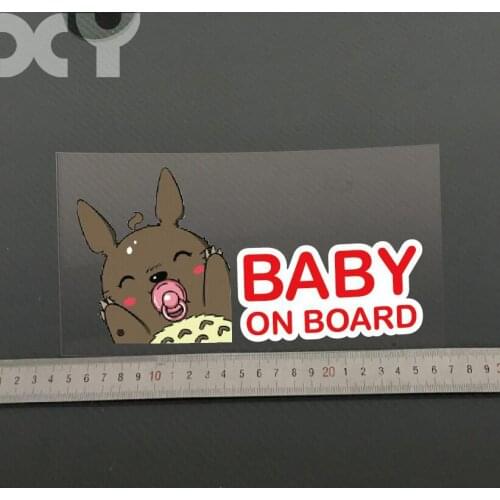 Baby on Board car sticker Vinyl decals Funny Cute Stickers for Car Window 6.7" * 4.3" Drop Shipping