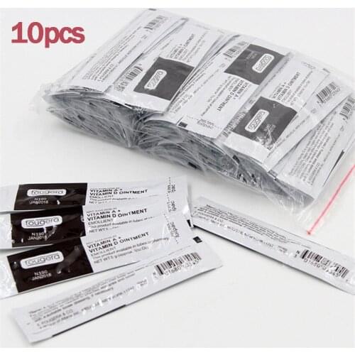 10Pcs Fougera Vitamin Ointment A&D Anti Scar Tattoo Aftercare Cream for Tattoo Body Art Permanent Makeup Tattoo Supplies