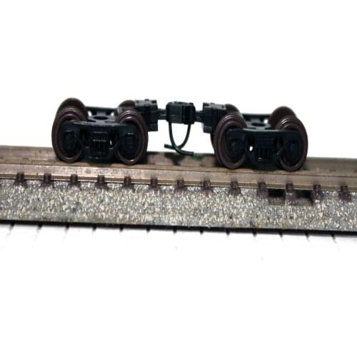 2pcs N Scale Bogie Simulation Train Model Toy Accessories 1/150 Train Model Wheels