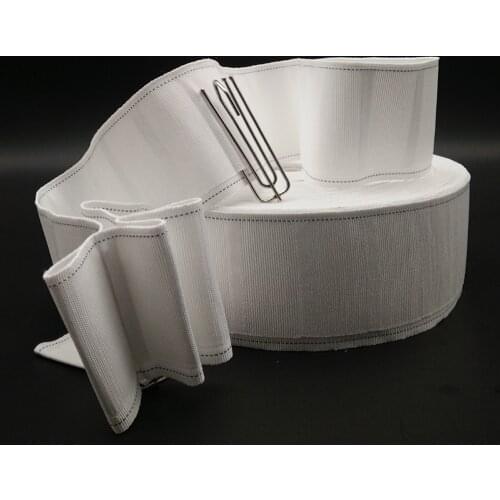 5 Meters Curtain hooks cloth tape curtain tape accessories white ribbon tape thickening encryption curtain tape