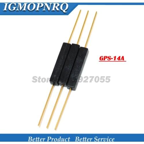 5PCS Reed Switch GPS-14A 2.7 * 14 Plastic Type Normally Open Magnetic Control Switch Sensor Anti-Vibration/ Damage Contact new