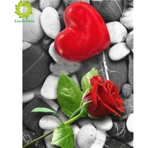 LaoJieYuanDiy Diamond Painting Cross Ctitch Kits Diamond Mosaic Embroidery Landscape Animals Painting Pebble Round Drill Gift