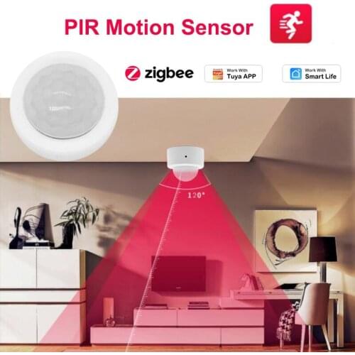 Zigbee 3.0 Human Body Motion Sensor For Tuya Smart life APP Wireless Body Movement PIR Detector Home Automation Detect By Phone