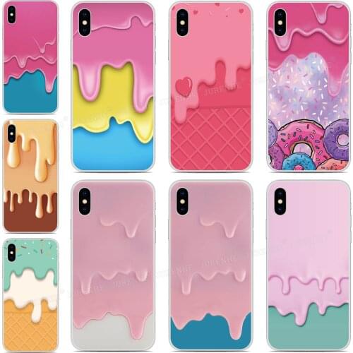 DIY Custom Photo Cover Melting Ice Cream Cases For ASUS-ZenFone Max Pro M1 Rog Phone 2 6 5 5Z 4 Lite L1 Shot Plus M2 Phone Case