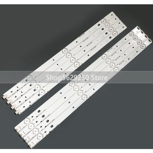 LED Backlight Strips (8pcs) CL-47-D407-R-V4 CL-47-D407-L-V4 For 47inch 47PFL5708/F7 47PFG4109/78 47PFL3188 PT470H1-DUJFFE