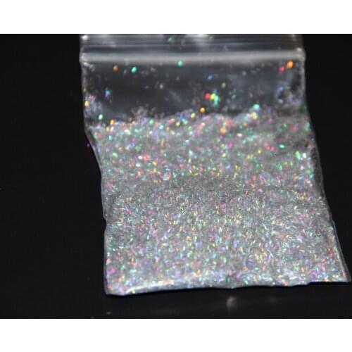 Holo Silver Bar Glitter Stripe Sequins