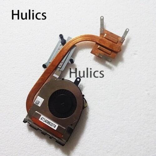 Hulics Original for Dell Inspiron 17 5758 15 5558 5458 15 3558 14 3458 CPU Heatsink and Fan CN-01GRYN 01GRYN 1GRYN AT1AO002DT0