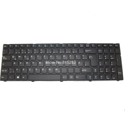 Laptop Keyboard For Medion AKOYA E7416T MD99376 MD99377 MD99490 MD60458 MD99460 Black With Frame GR German