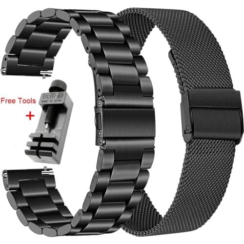 Stainless Steel Metal Strap For Suunto 9 Peak Smart Watch Band Quick Release Bracelet For Suunto 3 Fitness 9/9 Baro D5 Wristband