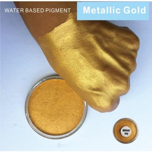 Metallic Golden 30g/pc Water Based Face And Body Paint Pigment Great Use in Festival Party Fancy Dress Beauty Makeup Tool