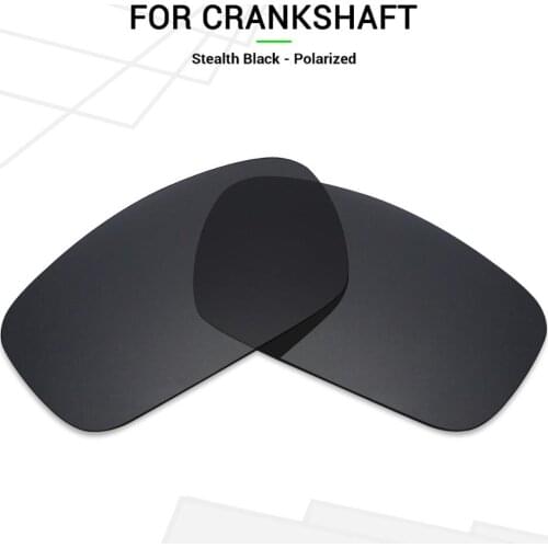 Mryok POLARIZED Replacement Lenses for Oakley Crankshaft Sunglasses Stealth Black