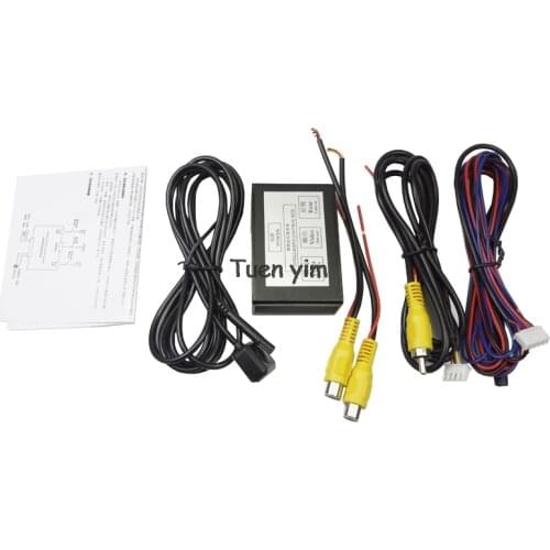 Front or side and rear view camera 2channel two car cameras video control two camera system manual switch