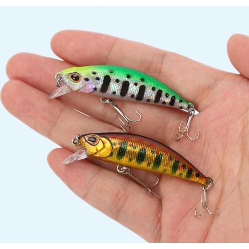 1PCS Minnow Fishing Lure55mm/5g Artificial Hard Bait Wobbler Topwater Jig Bait Crankbait Carp Striped bass Pesca Fishing tackle